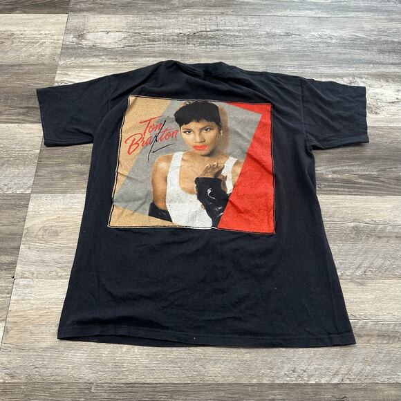 Vintage Maze Frankie Beverly & Toni‎ Braxton Black Mens S R&B Rap Rare T-Shirt - Picture 4 of 9